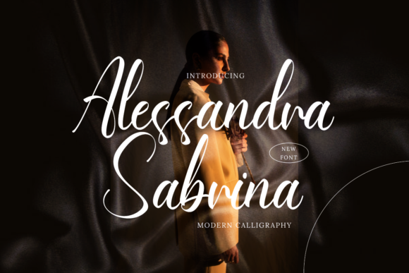 Alessandra Sabrina: Crafting Visual Narratives with a Delicate Script Font
