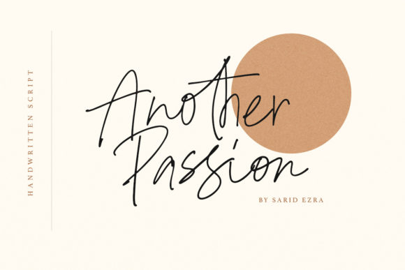 Another Passion: The Elegant Script Font for Your Next Design