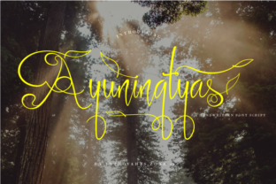Ayuningtyas: The Elegant Script Font for Standout Designs