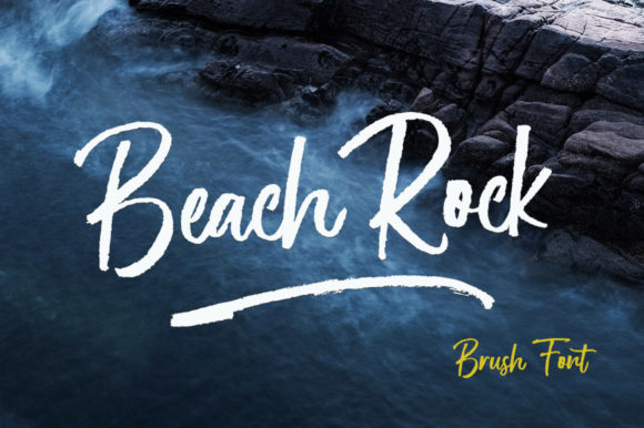 Beach Rock: Your Go-To Brush Script for Authentic Branding
