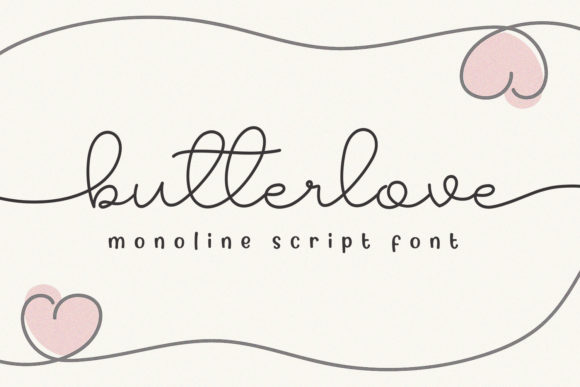 Butterlove: A Delicate Script Font for Elegant Designs