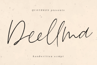 Deellma: A Romantic Script for Modern Design