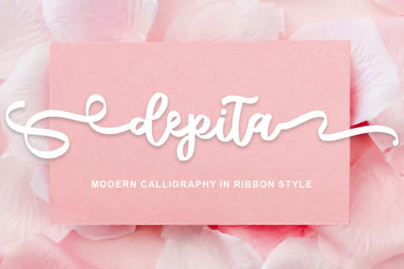 Depita: A Quirky Ribbon Script for Modern Design