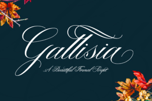 Gallisia: A Formal Handwritten Font for Classy Designs