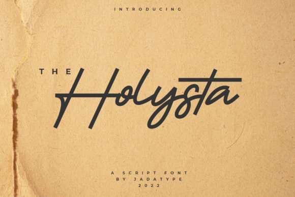 Holysta: Where Delicate Script Meets Modern Branding