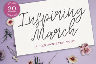 Inspiring March: A Script Font That Feels Both Classic and Fresh