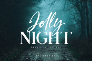 Jolly Night Duo: A Smart Serif and Beautiful Script Font