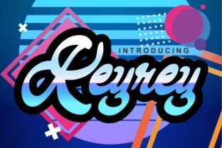 Keyrey: Unleashing a Groovy, Bold Script for Modern Design