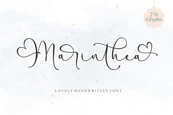 Marinthea: Adding a Handwritten Touch to Modern Typography