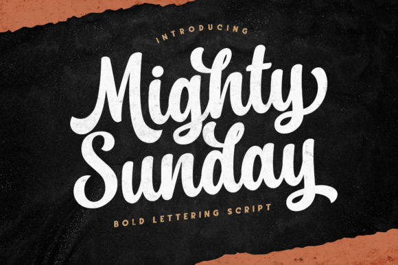 Mighty Sunday: A Modern Script for Bold Creative Projects