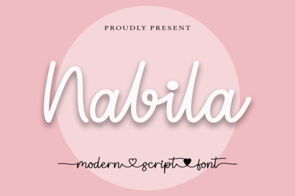 Nabila: A Script Font That Brings Effortless Sophistication