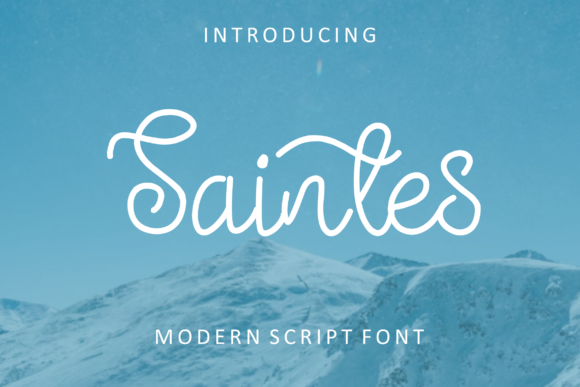 Saintes: A Vintage Script Font for Authentic Branding