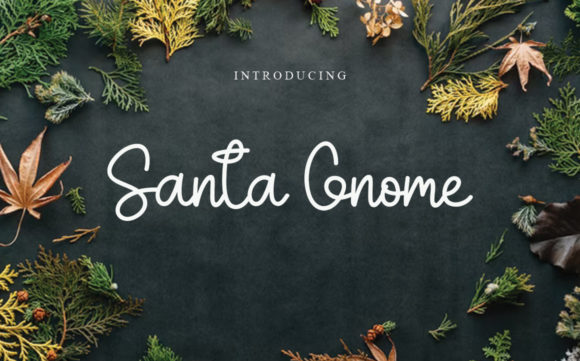 Santa Gnome: A Playful Script Font That Dances Off the Page