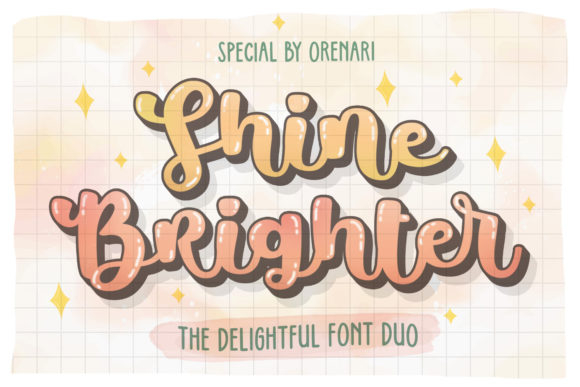 Shine Brighter: A Font Duo for Friendly, Branded Design