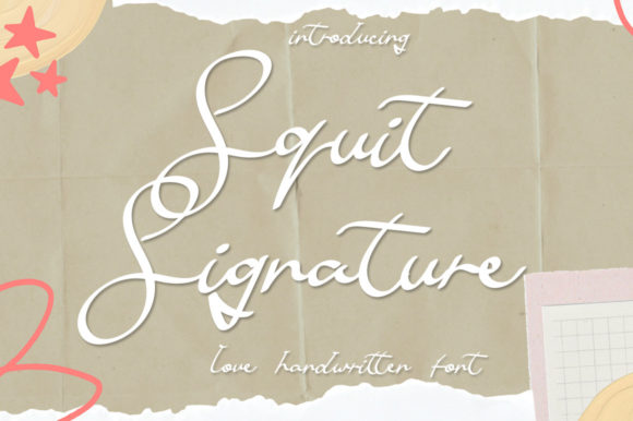 Squit Signature: A Graceful Script for Modern Creatives
