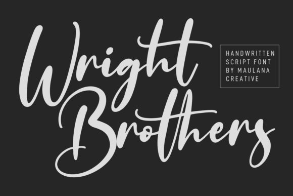 Wright Brothers: More Than a Script Font